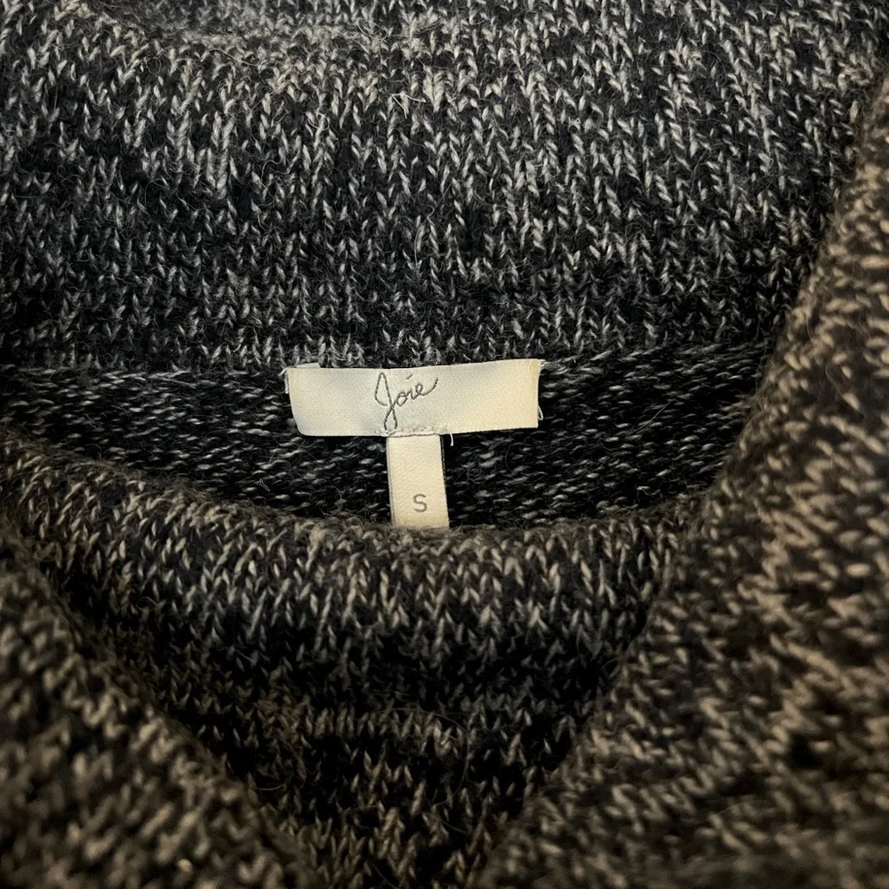 JOIE Size Small Wesley Marble Cowl Neck Sweater - Picture 3 of 3